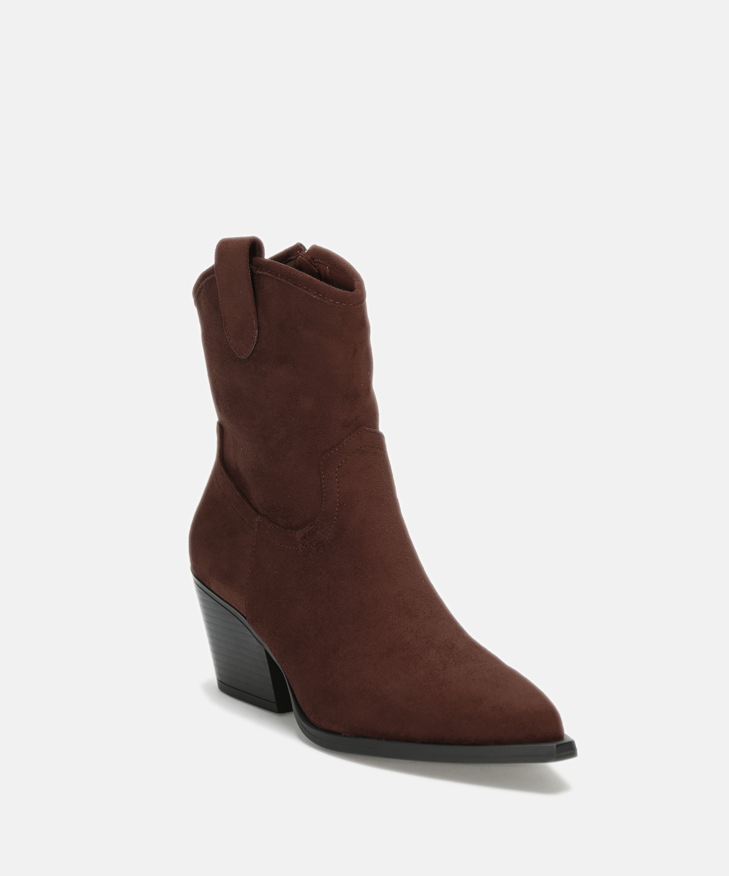 Botines cowboy marrones image number null